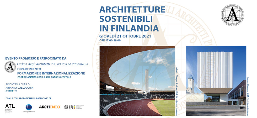 Architetture sostenibili in Finlandia | Talk 21.10.2021